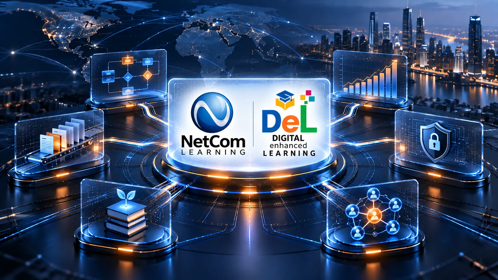 DeL and NetCom Learning collaboration connecting technical skills, certification and business outcomes